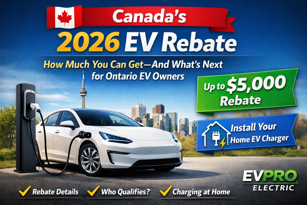 Canada 2026 EV Rebate guide for Toronto homeowners